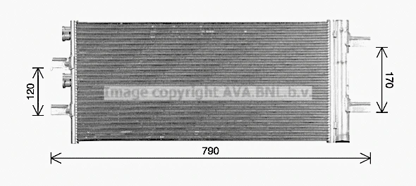 BW5617D AVA Конденсатор, кондиционер (фото 1)