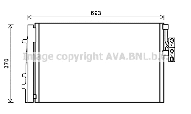 BWA5479D AVA Конденсатор, кондиционер (фото 1)
