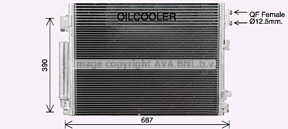 CR5141D AVA Конденсатор, кондиционер (фото 1)