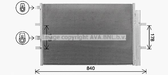 FD5675D AVA Конденсатор, кондиционер (фото 1)