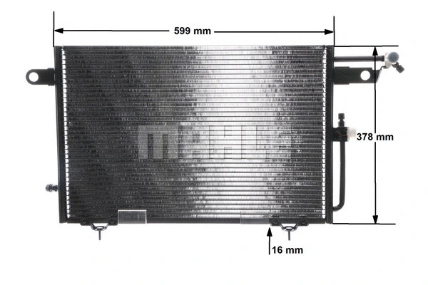 AC 155 000S KNECHT/MAHLE Конденсатор, кондиционер (фото 7)