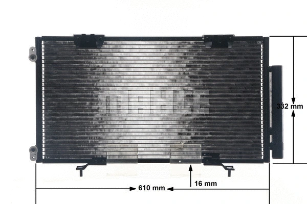 AC 261 000S KNECHT/MAHLE Конденсатор, кондиционер (фото 11)