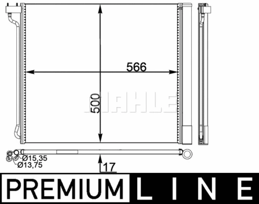 AC 269 000P KNECHT/MAHLE Конденсатор, кондиционер (фото 2)