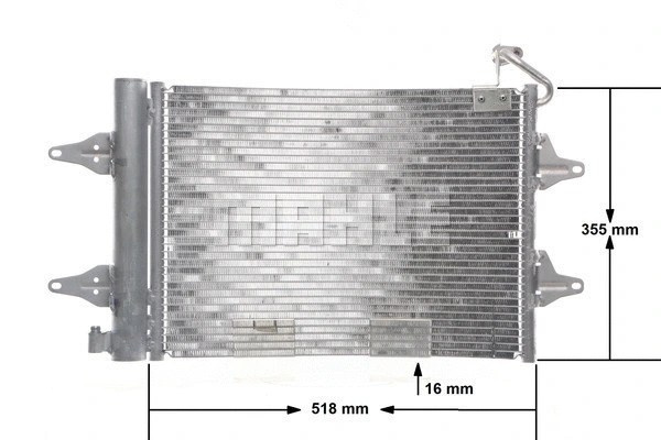 AC 359 000S KNECHT/MAHLE Конденсатор, кондиционер (фото 5)