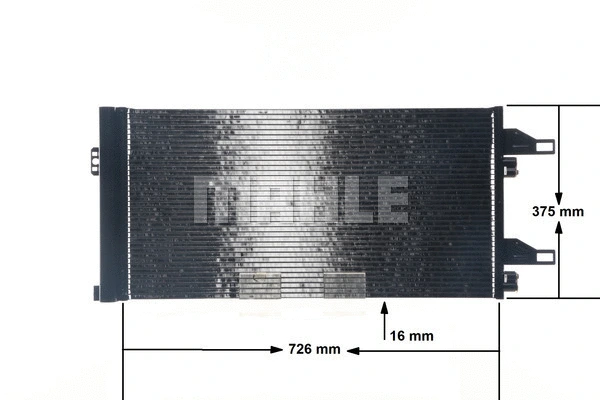 AC 363 000S KNECHT/MAHLE Конденсатор, кондиционер (фото 6)