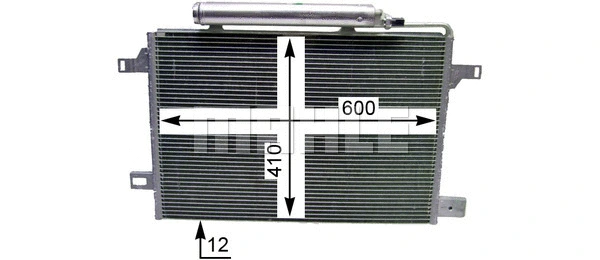 AC 369 000P KNECHT/MAHLE Конденсатор, кондиционер (фото 5)