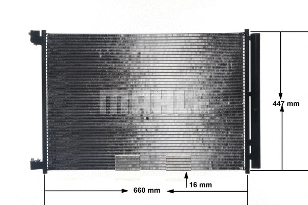 AC 412 000S KNECHT/MAHLE Конденсатор, кондиционер (фото 6)