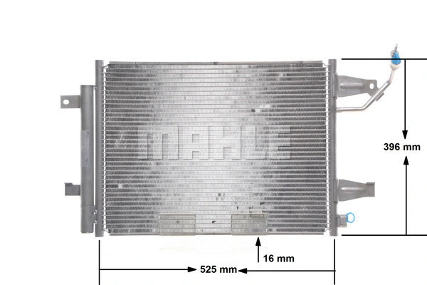 AC 509 000S KNECHT/MAHLE Конденсатор, кондиционер (фото 11)