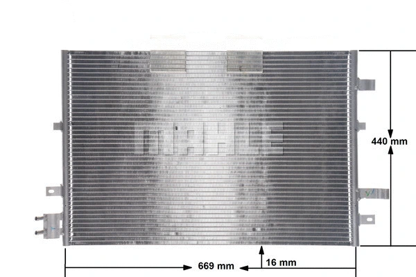 AC 690 000S KNECHT/MAHLE Конденсатор, кондиционер (фото 14)