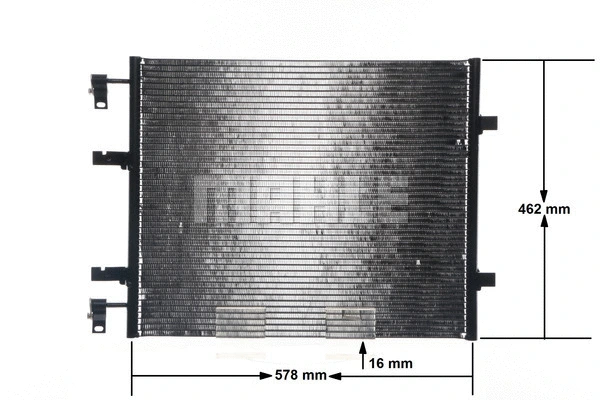 AC 708 000S KNECHT/MAHLE Конденсатор, кондиционер (фото 5)