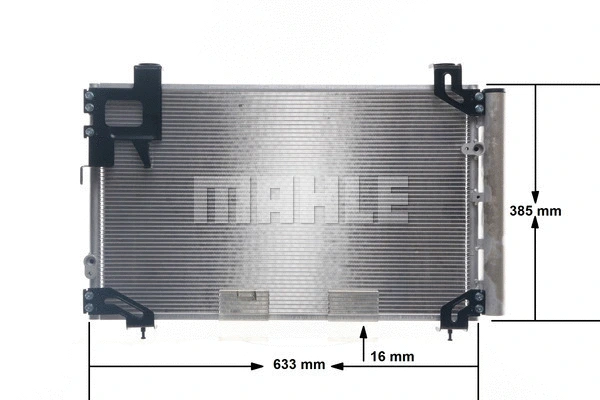 AC 711 000S KNECHT/MAHLE Конденсатор, кондиционер (фото 12)