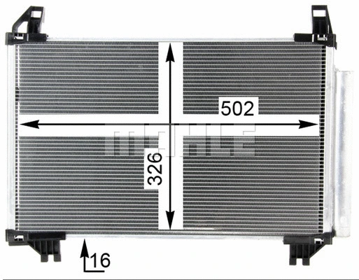 AC 793 000P KNECHT/MAHLE Конденсатор, кондиционер (фото 5)