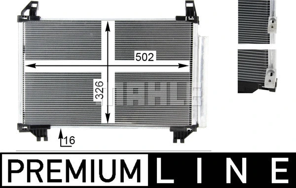 AC 793 000P KNECHT/MAHLE Конденсатор, кондиционер (фото 6)