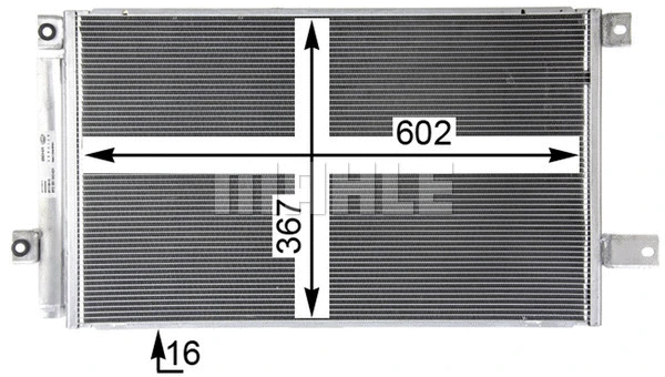 AC 819 000P KNECHT/MAHLE Конденсатор, кондиционер (фото 6)