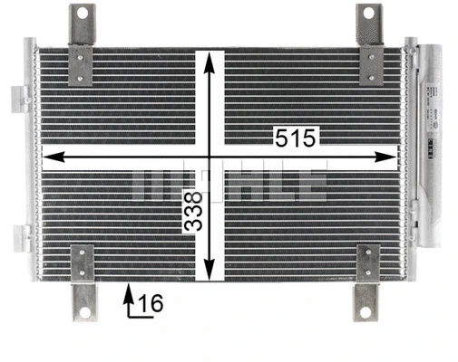 AC 833 000P KNECHT/MAHLE Конденсатор, кондиционер (фото 6)