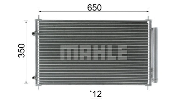 AC 970 000S KNECHT/MAHLE Конденсатор, кондиционер (фото 5)