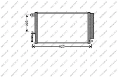 AA210C001 PRASCO Конденсатор, кондиционер (фото 1)