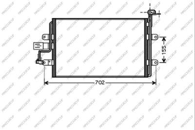 ST420C001 PRASCO Конденсатор, кондиционер (фото 1)