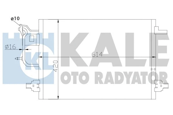 375600 KALE OTO RADYATÖR Конденсатор, кондиционер (фото 1)