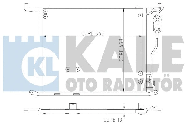 381400 KALE OTO RADYATÖR Конденсатор, кондиционер (фото 1)