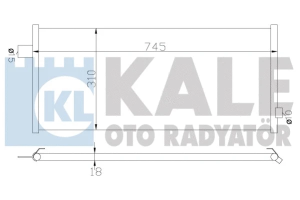 389700 KALE OTO RADYATÖR Конденсатор, кондиционер (фото 1)