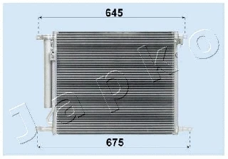 CND313016 JAPKO Конденсатор, кондиционер (фото 1)