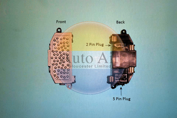 20-0078 AUTO AIR GLOUCESTER Дополнительный резистор, вентилятор кондиционера (фото 1)