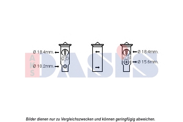 840241N AKS DASIS Расширительный клапан, кондиционер (фото 1)