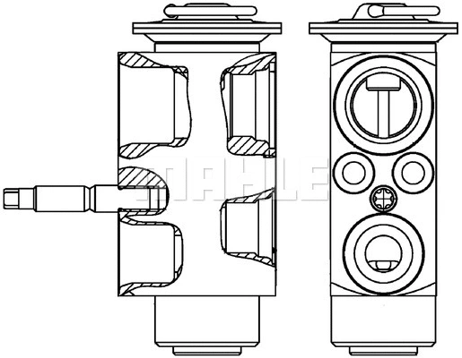 AVE 113 000P KNECHT/MAHLE Расширительный клапан, кондиционер (фото 1)