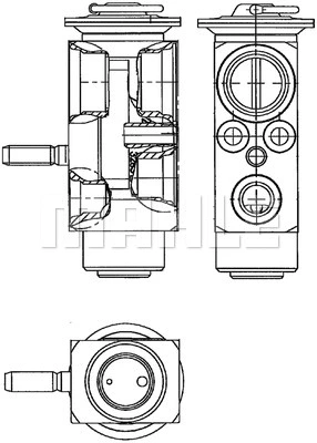 AVE 114 000P KNECHT/MAHLE Расширительный клапан, кондиционер (фото 1)