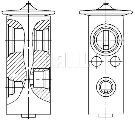 AVE 138 000S KNECHT/MAHLE Расширительный клапан, кондиционер (фото 1)