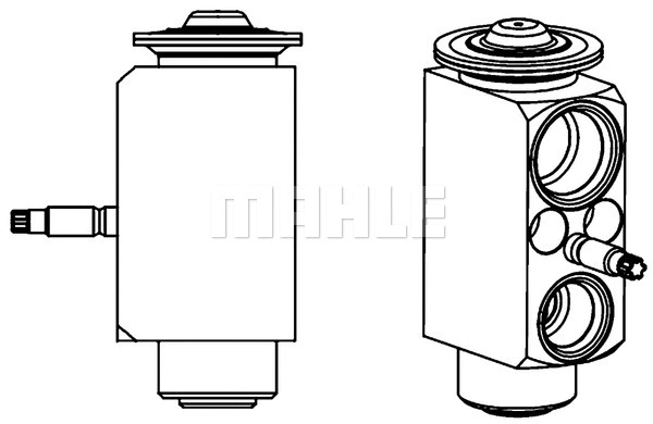 AVE 74 000P KNECHT/MAHLE Расширительный клапан, кондиционер (фото 1)