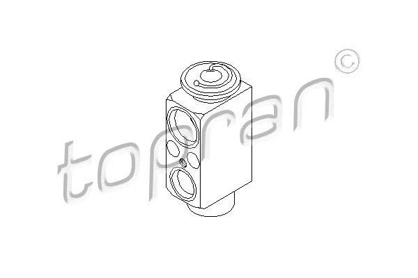 501 545 TOPRAN Расширительный клапан, кондиционер (фото 1)