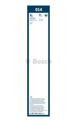 3 397 001 014 BOSCH Щетка стеклоочистителя (фото 2)