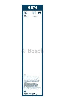 3 397 004 874 BOSCH Щетка стеклоочистителя (фото 3)