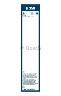 3 397 011 668 BOSCH Щетка стеклоочистителя (фото 3)