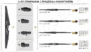 SS-X30R JAPANPARTS Щетка стеклоочистителя (фото 2)