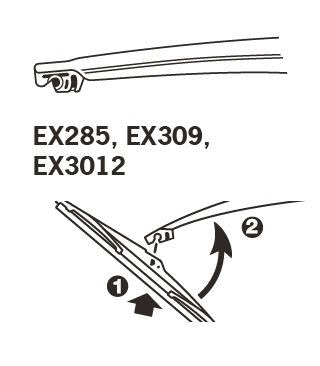 EX285 TRICO Щетка стеклоочистителя (фото 1)