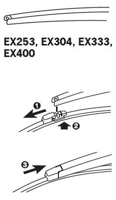 EX304 TRICO Щетка стеклоочистителя (фото 3)