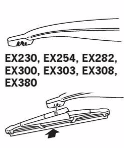 EX308 TRICO Щетка стеклоочистителя (фото 1)