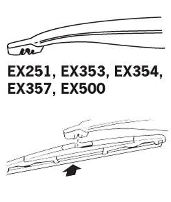 EX353 TRICO Щетка стеклоочистителя (фото 1)