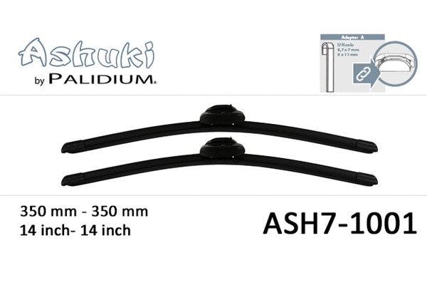 ASH7-1001 ASHUKI by Palidium Щетка стеклоочистителя (фото 1)