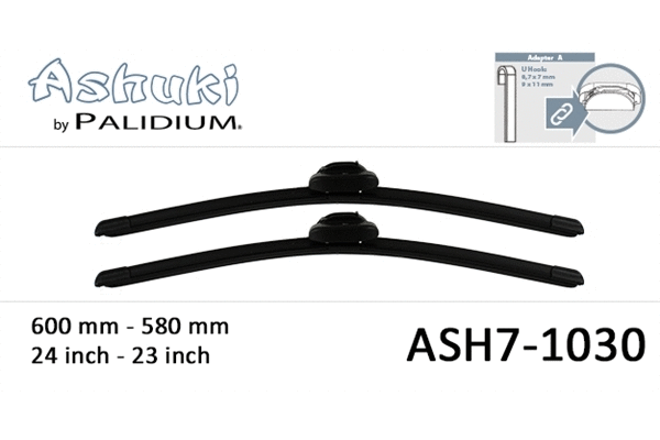 ASH7-1030 ASHUKI by Palidium Щетка стеклоочистителя (фото 1)