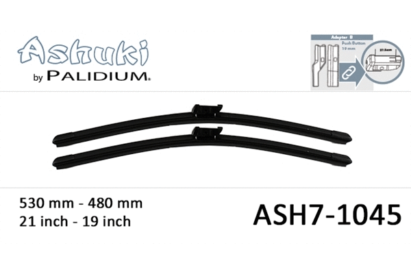 ASH7-1045 ASHUKI by Palidium Щетка стеклоочистителя (фото 1)