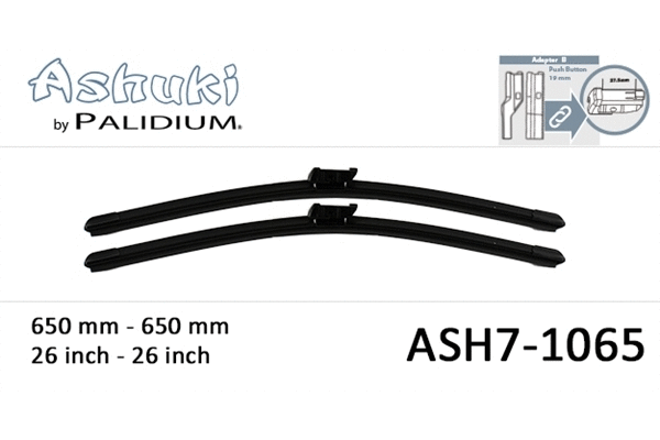 ASH7-1065 ASHUKI by Palidium Щетка стеклоочистителя (фото 1)