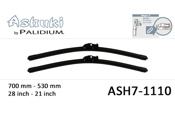 ASH7-1110 ASHUKI by Palidium Щетка стеклоочистителя (фото 1)