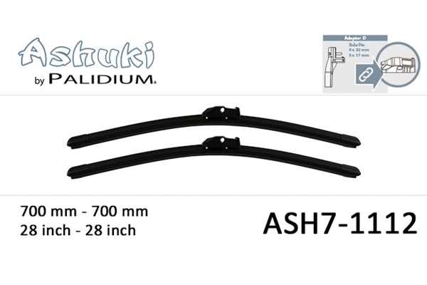 ASH7-1112 ASHUKI by Palidium Щетка стеклоочистителя (фото 1)