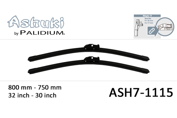 ASH7-1115 ASHUKI by Palidium Щетка стеклоочистителя (фото 1)