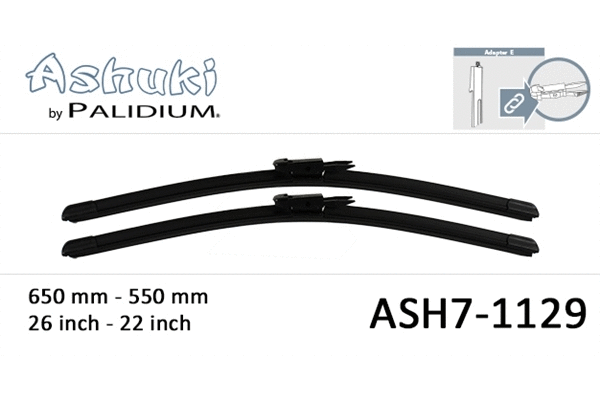 ASH7-1129 ASHUKI by Palidium Щетка стеклоочистителя (фото 1)