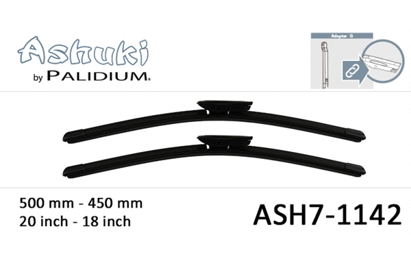 ASH7-1142 ASHUKI by Palidium Щетка стеклоочистителя (фото 1)